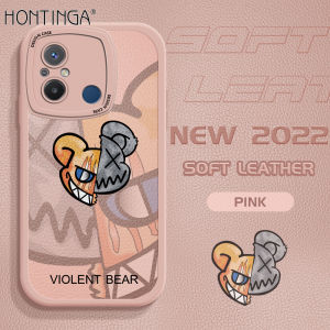 Hontinga Casing Case For Xiaomi Redmi 12C 11A Redmi Note 11 Pro 5G Note 12 Pro 4G Case Cute POP Style leather Soft Silicone Phone Case Full Cover Camera Protection Cases Shockproof Back Cover Phone Casing Softcase For Girls