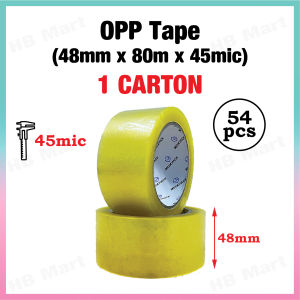 1 Carton 48mm High Quality Opp Tape Fragile Tape School Use Packaging Use Wrapping Save Cost Good Quality [OPP02]