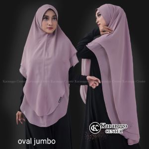 Olive Hijabs ~ Jilbab Instan Oval Jumbo Kerudung Syari Muslim Wanita Panjang Fashion Wanita Dewasa Syari Bergo Khimar