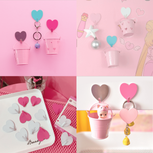 Móc Dán Tường Hình Trái Tim Bằng Thép Không Gỉ - BEYOU