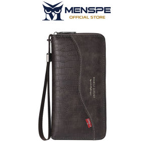 MENSPE Fashion Long Wallet Mens Texture PU Long Wallet Multi-Card Position Multi-Functional Wallet Large Capacity Purse ID Credit Cards Holders Handbag Coin Pouch PU Leather Coin Bag Business Wallets