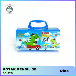 BOS Kotak Pensil Karton 3D+Kunci Pin/Tempat Pensil/Pencil Case Locker