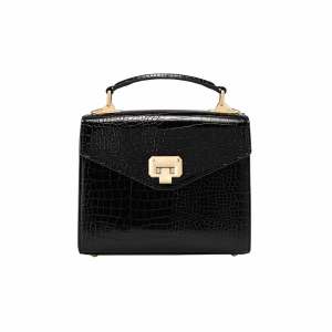 VICTORIA HYDE London Women’s Handbag imitation leather in Black Shoulder strap