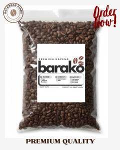 KAPENG BARAKO WHOLE BEANS KAPENG BARAKO COFFEE BEANS PURE PREMIUM QUALITY COFFEE BEANS KAPENG BARAKO  1 KG