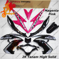 Yamaha NVX 155 Cover Set AEROX Costume Black Pink STICKER AEROX HLY Original 100%. 