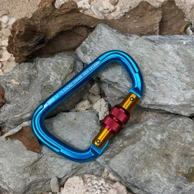 Adela AF-75 Aluminum Carabiner Screw Lock