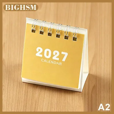 BIGHSM Lịch để bàn 2027 lịch du lịch mini nhỏ gọn hoàn hảo cho gia đình văn phòng trường học giúp lên kế hoạch lịch trình hàng ngày và trang trí nhà cửa