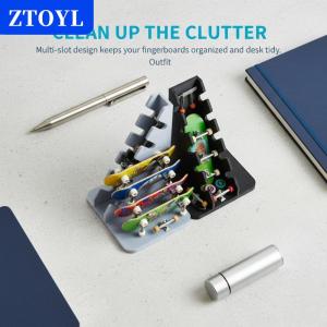 [COD]🔥🔥🔥ZTOYL Finger Skateboard Storage Rack Finger Skateboard Organizer Finger Skateboard Desktop Display Rack Holder Home Decoration