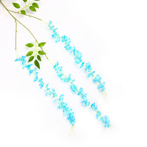 95cm Wisteria Vine Artificial Flowers Silk Garland Arch Wedding Home Garden Decoration Hanging Plant Wall Decor