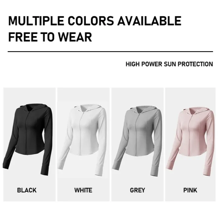 S-L%20Korean%20Style%20Women%20Protection%20Clothing%20Anti-UV%20Running%20Jacket%20Cool%20Long%20Sleeves%20Zipper%20Ice%20Silk%20-%20Image%203