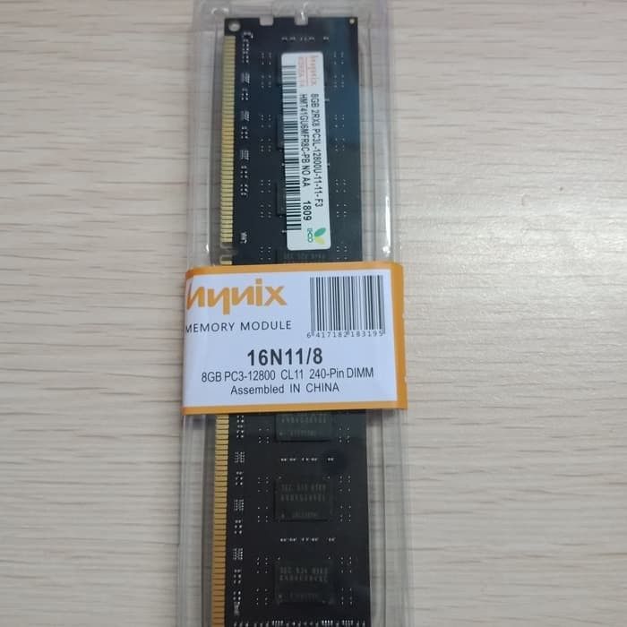 MEMORY RAM PC HYNIX 16N11-8 8GB DDR3 PC3-12800 1600MHZ Lazada