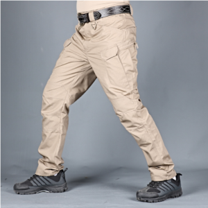 IX7 Men Tactical Pants Climbing Cycling Sport Hiking Fish Cargo Pants Waterproof Multiple pockets Combat Summer Casual Pants S-3XL