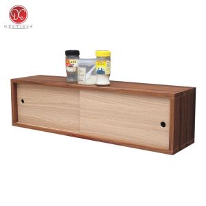 Rak Dapur Tempel Dinding Gantung Kichen Set Minimalis 80x20cm 2 Pintu Sliding