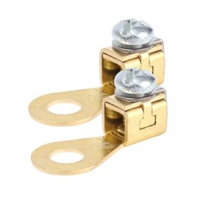 CHUN053634 Lỗ 6mm Khối đầu nối ắc quy ô tô Vặn chặt 2.5‑10mm² Đầu nối cực pin Có thể tái sử dụng Đồng nguyên chất Đầu nối dây điện