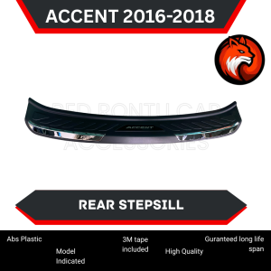 Hyundai Accent 2016-2018 Rear Step Sill - Car Accessories