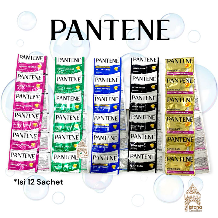 PANTENE Shampoo & Kondisioner Sachet Renceng (isi 12 pcs) | Lazada ...
