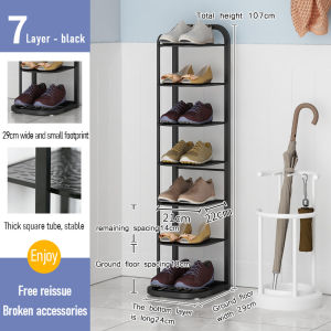 Rak Sepatu Rak Serbaguna 7 an 8 Tingkat Besi