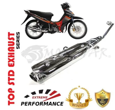 Srl Lagenda 110 Standard Ekzos Pipe ori Sport exos ejos Muffler EJM Std lagenda110 Exhaust Yamaha exzos srl110
