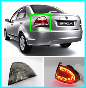 SAGA BLM 2008 DYNAMIC LED REAR TAIL LAMP WITH SIGNAL RUNING (SMOKE) 2 PCS / SET