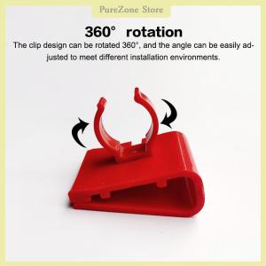 [PureZone] Aquarium LED Light Holder Water Pipe Hose Mount Bracket Fixed Clip Fish Tank Hose Clamp Submersible Fish Tank Accessories