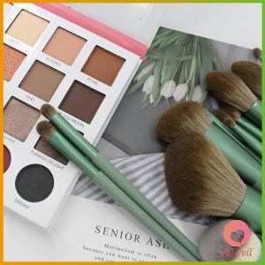 AW ชุดแปรงแต่งหน้า ขนนุ่ม แปรงอายแชโดว์ ชุดมี 13 แปรง แปรงรองพื้น makeup brush