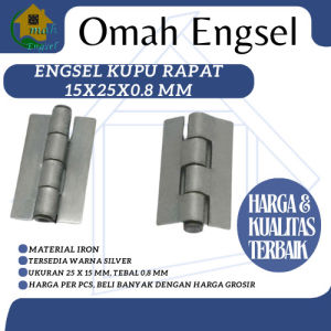 Engsel kupu rapat 15x25x0.8 mm Engsel los bak Engsel panel Engsel bubut Engsel kupu kecil Engsel tanpa lubang Weldable Steel Heavy Duty Hinge - Omah Engsel