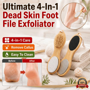 👣 4-in-1 Exfoliating Foot Care Tool Pedicure Callus Remover Pumice Stone Dead Skin Grinder Treatment Kit