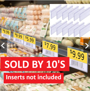 Label Holder (CLEAR) 10pcs per pack