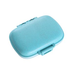 Portable 8-Cell Sealed Medicine Box Moisture-Proof One Week Pill Box Sub Packaging Storage Of Wheat Medicine Box