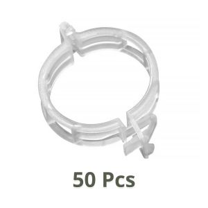 50Pcs Plant Support Clips Garden Trellis Clips Tomato Clips Vegetable Fastening Clip Plastic Material Reusable for Tomato Grape Vegetable Vines Indoor and Outdoor Gardening