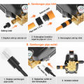Reaim 600W Mesin Cuci Mobil Mesin Steam Jet Cleaner Alat High Pressure Washer Alat Cuci Motor Steam. 