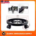 4 RODA-PVC Round Gas Stand Roller With Wheels Kaki Roda Tong Gas Roller Stand Gas Tank Trolley Heavy Duty Thick Material. 