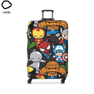 COSLIFE Anime Cartoon Thickened Luggage Cover 18/24/28/32 Inch High Elastic Travel Suitcase Spandex Protective Cover