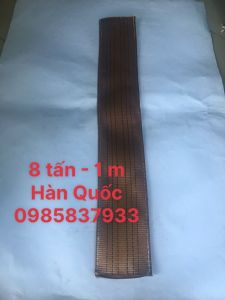 Dây vỏ bọc cáp vải 8 tấn 1 m bản 200 mm Hàn Quốc dùng bảo vệ dây cáp vải an toàn hiệu quả