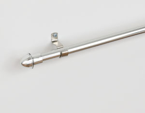 Adjustable Curtain Kurtina Rod Gold and Silver Plated For Curtains with Accessories Set Home Decor curtain rod hook and bracket