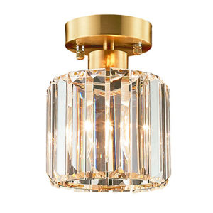 Chandelier Nordic Creative Crystal Ceiling Light Modern Design 3 Head Adjustable Length Pendant Light Aisle Corridor Dining Room Living Room Bedroom Decorative Lighting