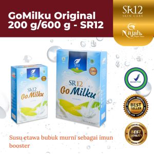 GOMILKU ORIGINAL SR12 Susu Kambing Estawa Halal meningkatkan Kesehatan Imun Tubuh & Melancarkan Asi 200 g/600 g