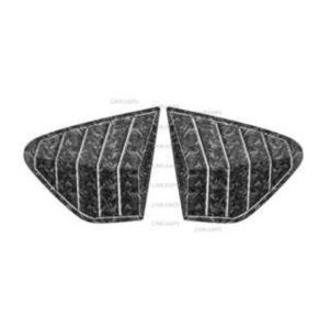 TCS PERODUA ALZA 2009-2021 TRIANGLE LOUVER WINDOW COVER GARNISH CAR ACCESSORIES