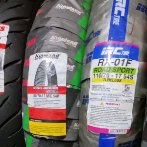 Ban Motor 110/70/17 Tubeles Ban Depan Crf Vixion Cbr R15 Ninja