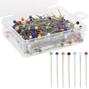 FDGED ความปลอดภัย 38mm ตะเข็บ ลูกปัด หัวแก้ว แก้ไขแล้ว เข็มเย็บผ้า เข็มถัก เข็มกลัด หมุดตัดเย็บเสื้อผ้า