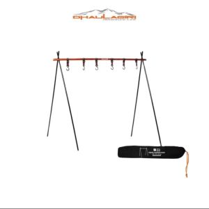 Dhaulagiri Tripod Hanging Rack rak lipat cantolan perkakas alat maasak camping