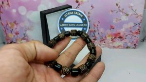 sepasang gelang kombinasi galih kelor dan liwung free box aksesories