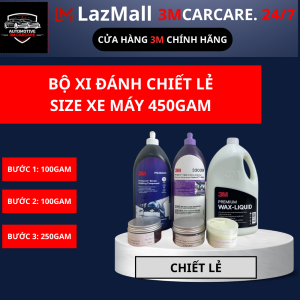 Bộ Xi đánh bóng ô tô xe máy dạng chiết lẻ cao cấp của 3M.
