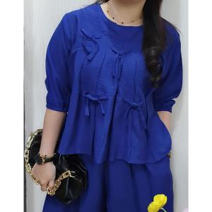 JESS Setelan Wanita Linen OneSet Kulot Set Baju Celana