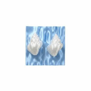 YEAHAP 3D Printed Light Switch Protector Three-Dimensional Shape Blue Water Ripple Light Switch Cover Coastal Ocean Themed 3D Printed Switch Cover House Renovation
