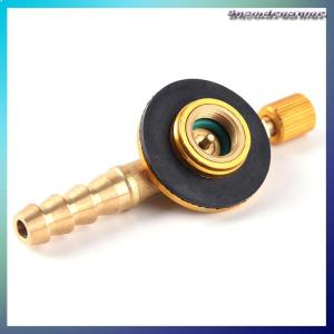 Snowdreamer อะแดปเตอร์วาล์วเป่าลมชาร์จเตาแก๊สตั้งแคมป์สแตนเลส