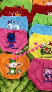 กางเกงในเด็กเนื้อดี(ยกแพ๊คมี12ตัว)เกงในเด็กเล็ก กางเกงในเด็กผ้านุ่มๆ