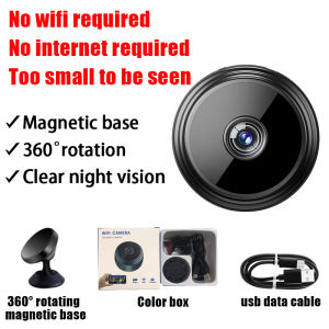 【No internet】BUY 1 TAKE 1 A9 Cctv camera connect cellphone 1080P Mini Cctv Camera no need internet no need wifi Motion Detection HD cctv camera original genuine with 360°panoramic Infrared Security Camera spy cam connect to cellphone