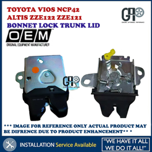 TOYOTA VIOS NCP42 ALTIS ZZE122 ZZE121 REAR BONNET LOCK TRUNK LID LATCH 2003