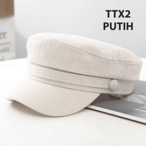 Topi Baret Korea Dewasa Model Apolo Oktagonal Pelukis Gaya Retro Bahan Kain Goni TTX YARRA